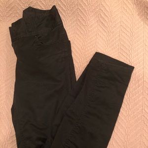 High waisted black pants